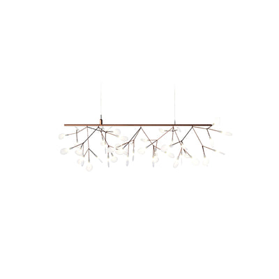Auroreon Chandelier Rose Gold Firefly LED Branch