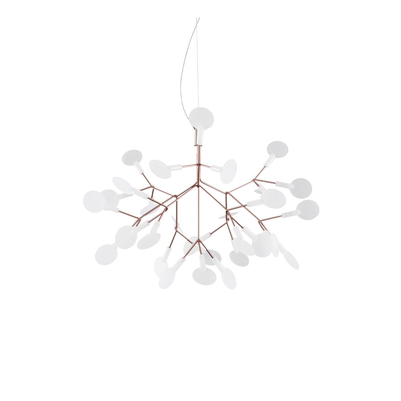 Auroreon Chandelier Rose Gold Firefly LED Branch