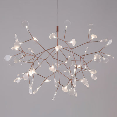 Auroreon Chandelier Rose Gold Firefly LED Branch