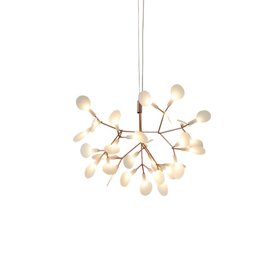 Auroreon Chandelier Rose Gold Firefly LED Branch