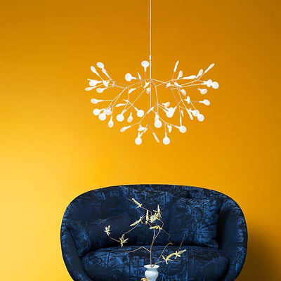 Auroreon Chandelier Rose Gold Firefly LED Branch