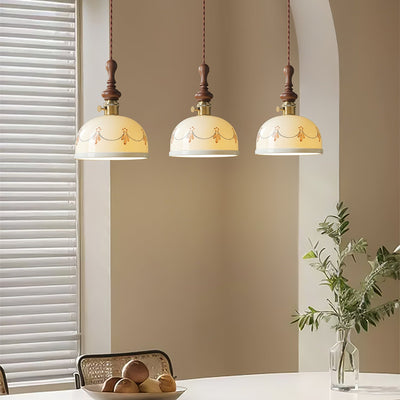 Ceraeyre Vintage Ceramic Pendant Light