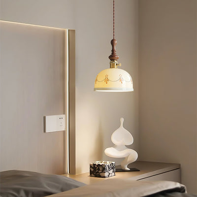 Ceraeyre Vintage Ceramic Pendant Light