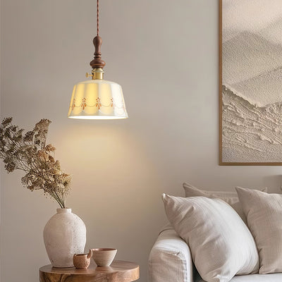 Ceraeyre Vintage Ceramic Pendant Light