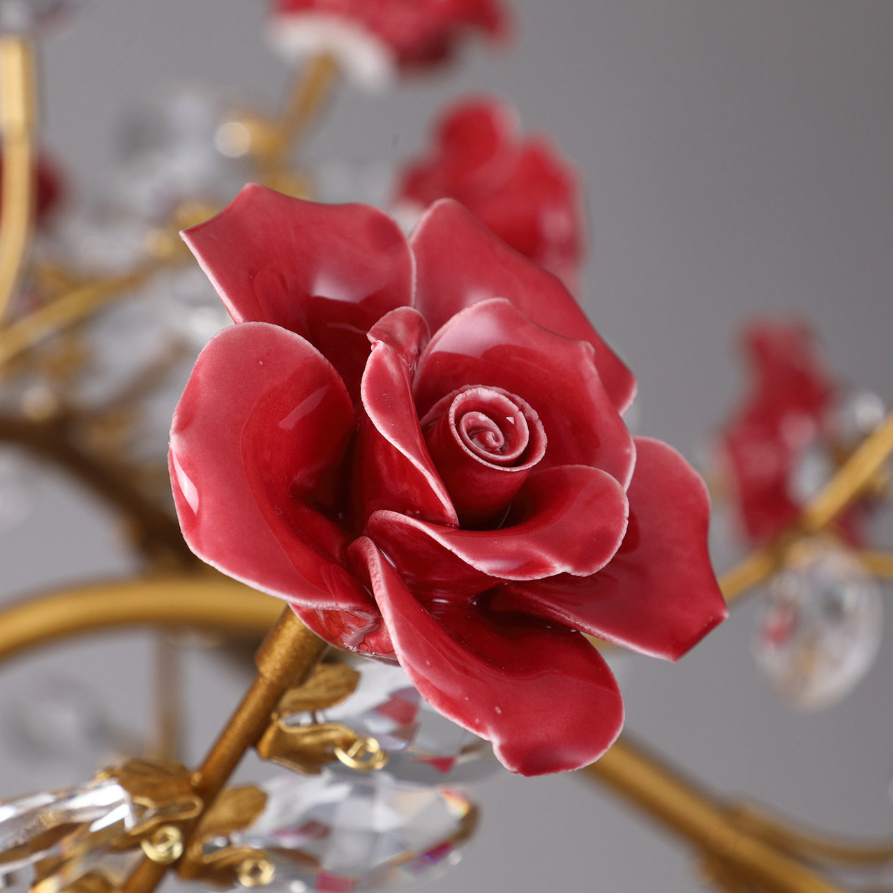 Miraridge Crystal Floral Chandelier