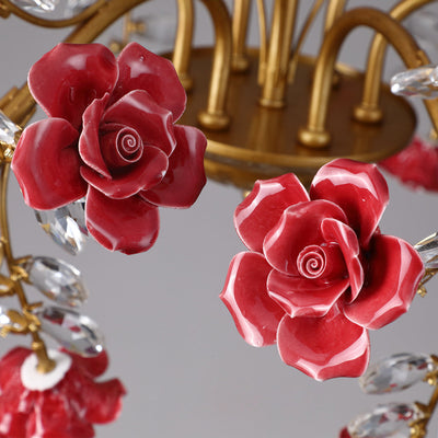 Miraridge Crystal Floral Chandelier