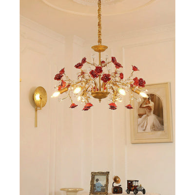 Miraridge Crystal Floral Chandelier