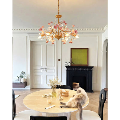 Miraridge Crystal Floral Chandelier
