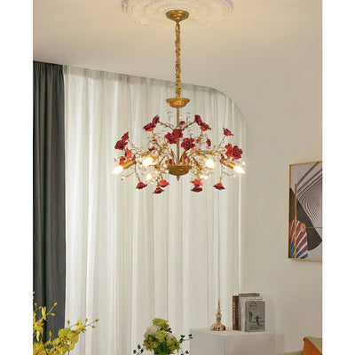 Miraridge Crystal Floral Chandelier