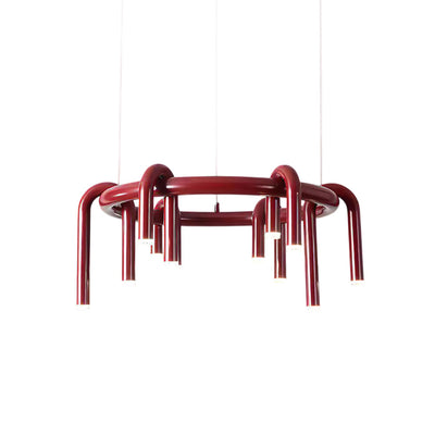 Meadowgate Red U-Shaped Chandelier