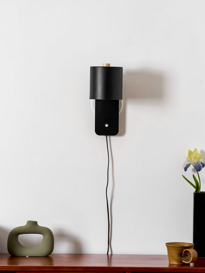 Ravenford Rotatable Cylinder Plug In Indoor Wall Light