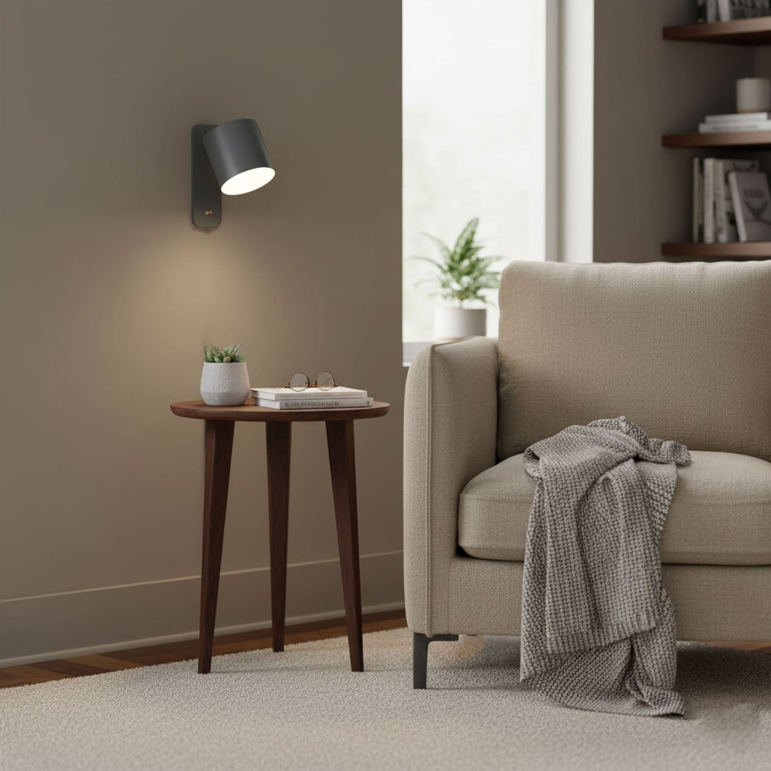 Lumiford Rotatable Cylinder Indoor Wall Light