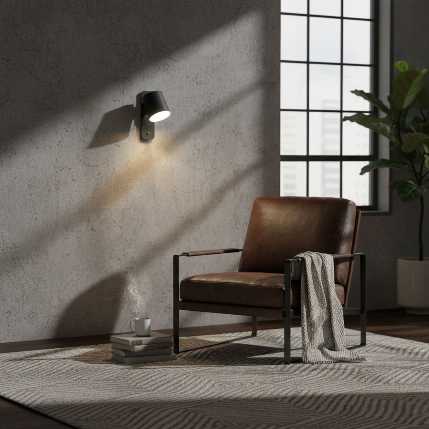 Lumiford Rotatable Cylinder Indoor Wall Light
