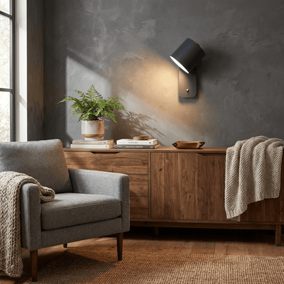 Lumiford Rotatable Cylinder Indoor Wall Light