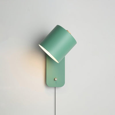Ravenford Rotatable Cylinder Plug In Indoor Wall Light