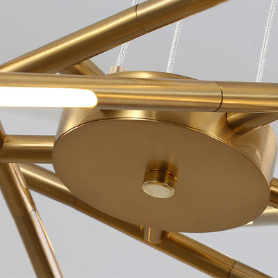 Lustra Chandelier Rotatable LED Modern - Neutral Decor