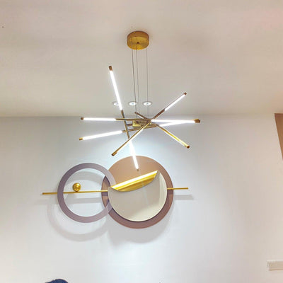 Lustra Chandelier Rotatable LED Modern - Neutral Decor