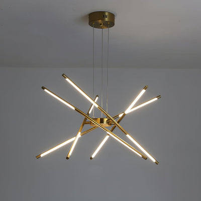 Lustra Chandelier Rotatable LED Modern - Neutral Decor