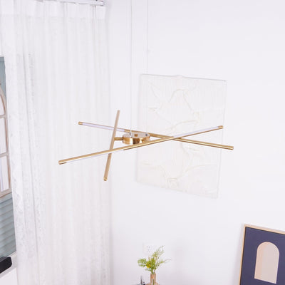 Lustra Chandelier Rotatable LED Modern - Neutral Decor