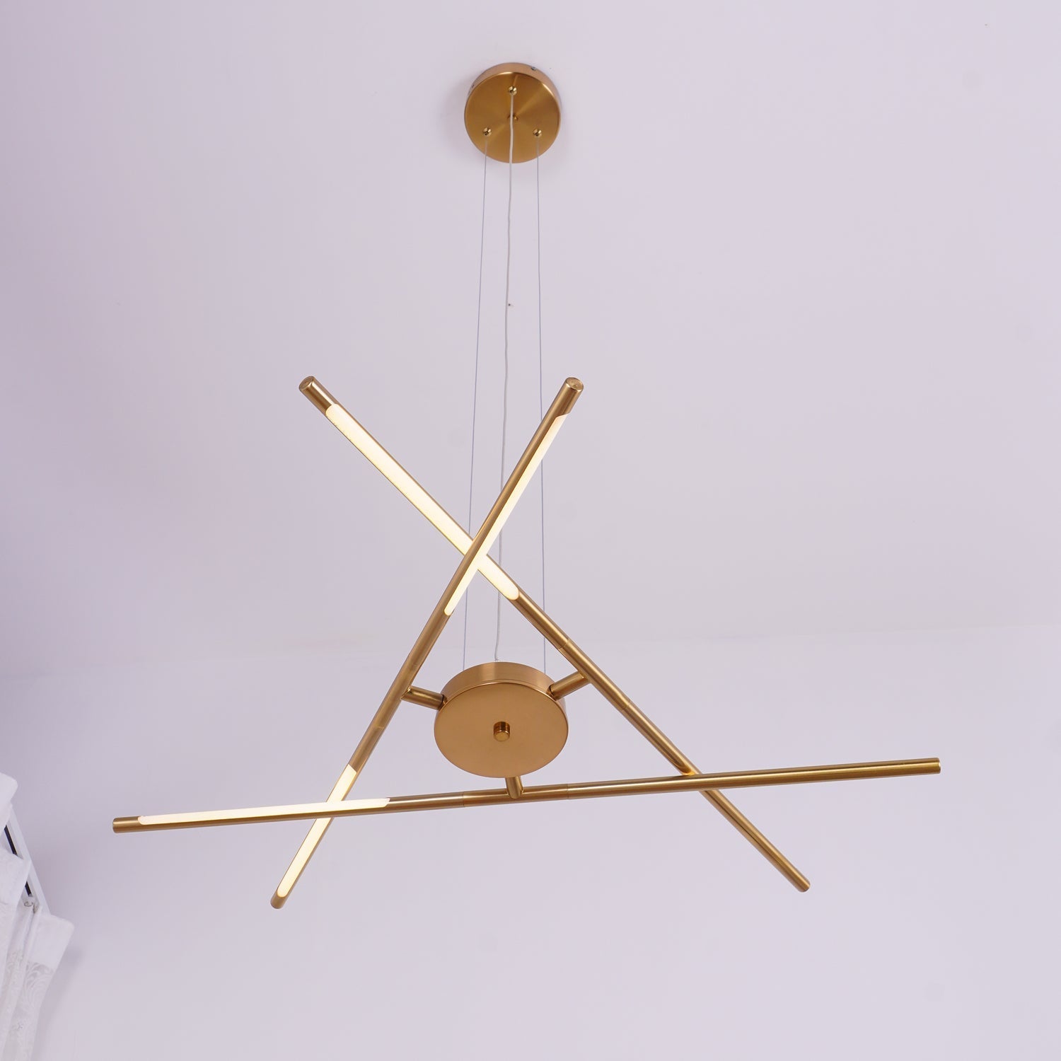 Lustra Chandelier Rotatable LED Modern - Neutral Decor