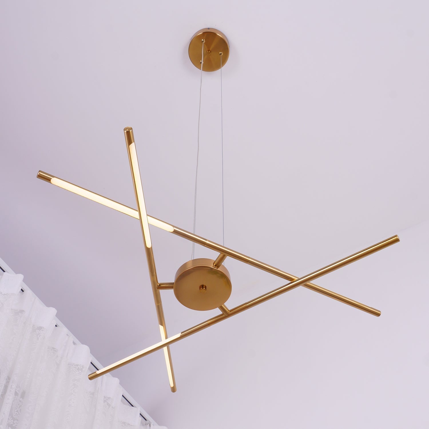 Lustra Chandelier Rotatable LED Modern - Neutral Decor