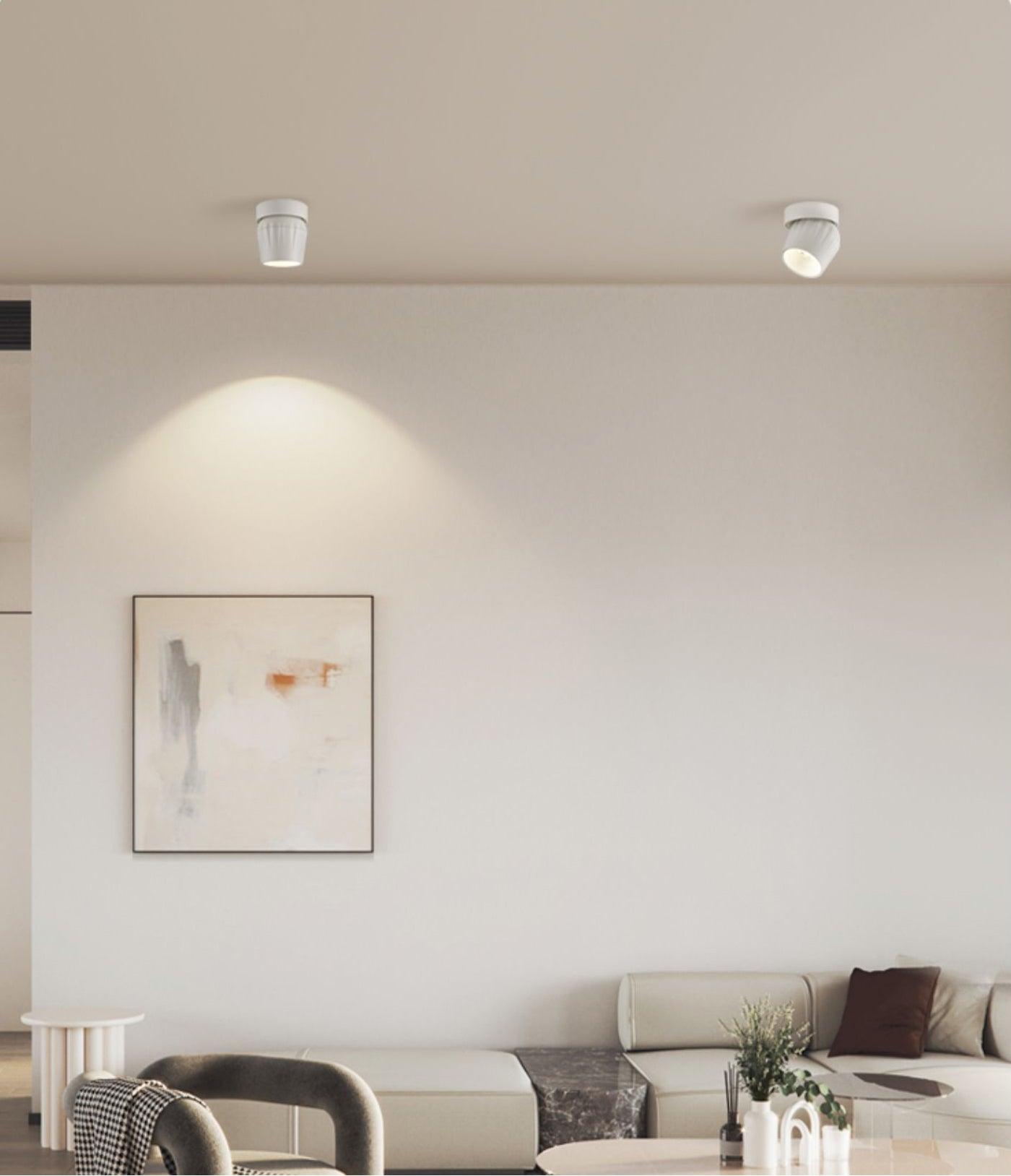 Keveny Spotlight Aluminum Ribbed Rotatable Minimalist