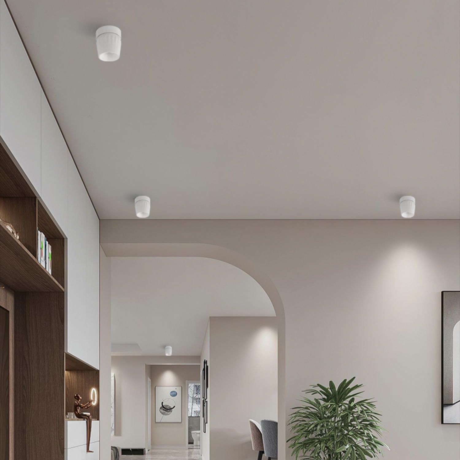 Keveny Spotlight Aluminum Ribbed Rotatable Minimalist