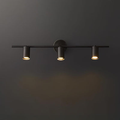 Grover Rotatable Brass Spotlight Wall Light