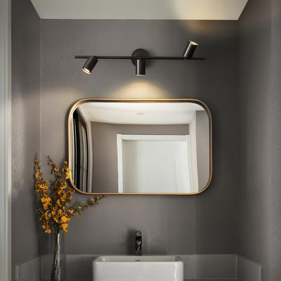 Grover Rotatable Brass Spotlight Wall Light