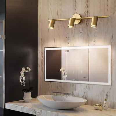Grover Rotatable Brass Spotlight Wall Light