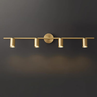 Grover Rotatable Brass Spotlight Wall Light