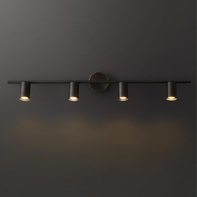 Grover Rotatable Brass Spotlight Wall Light