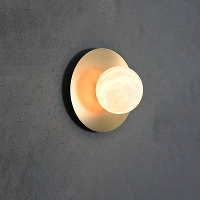 Eirueria Alabaster Orb Sconce