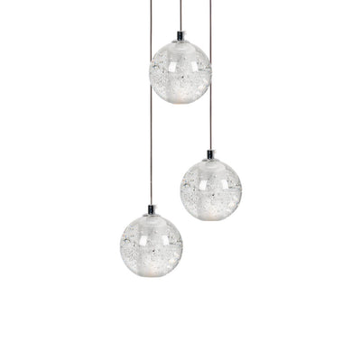 Crystal Bubble Cluster Pendant Light