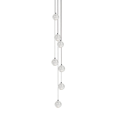 Crystal Bubble Cluster Pendant Light