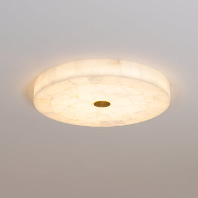 Ciphayra Round Mosaic  Alabaster Ceiling Light