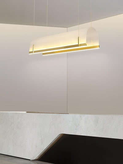 Cevinen Linear Gold Pendant Light