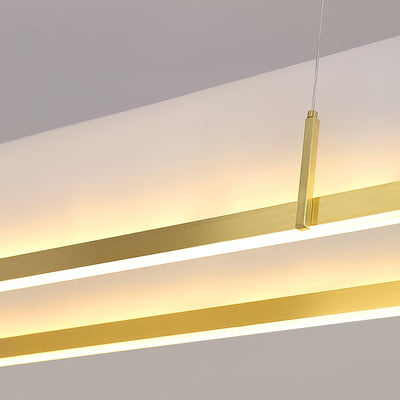 Cevinen Linear Gold Pendant Light