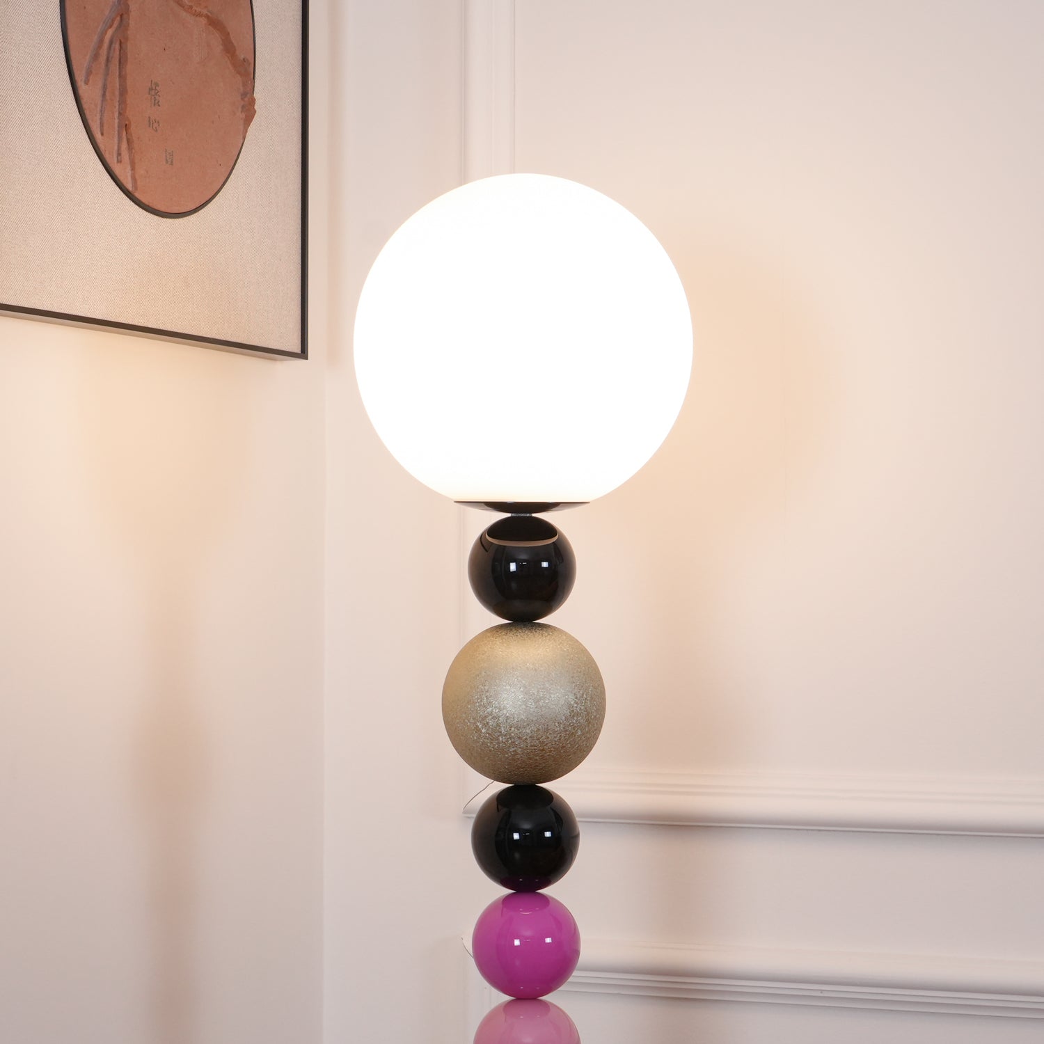 Kaleido Round Balls Stacking Floor Lamp