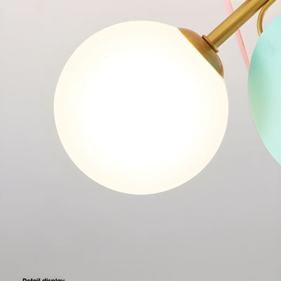 Fioragrove Round Macaron Flush Mount Ceiling Light