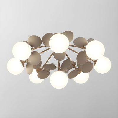 Fioragrove Round Macaron Flush Mount Ceiling Light