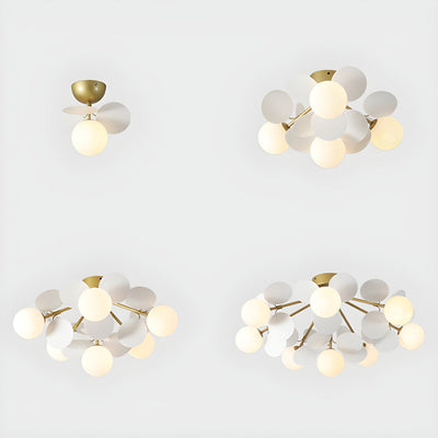 Fioragrove Round Macaron Flush Mount Ceiling Light