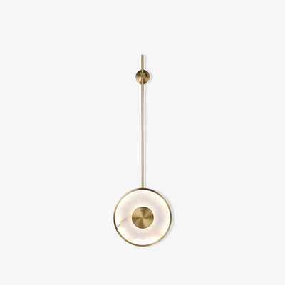 Vevelila Minimalist Alabaster Pendant Light - Neutral Decor