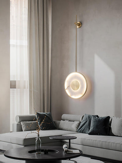 Vevelila Minimalist Alabaster Pendant Light - Neutral Decor