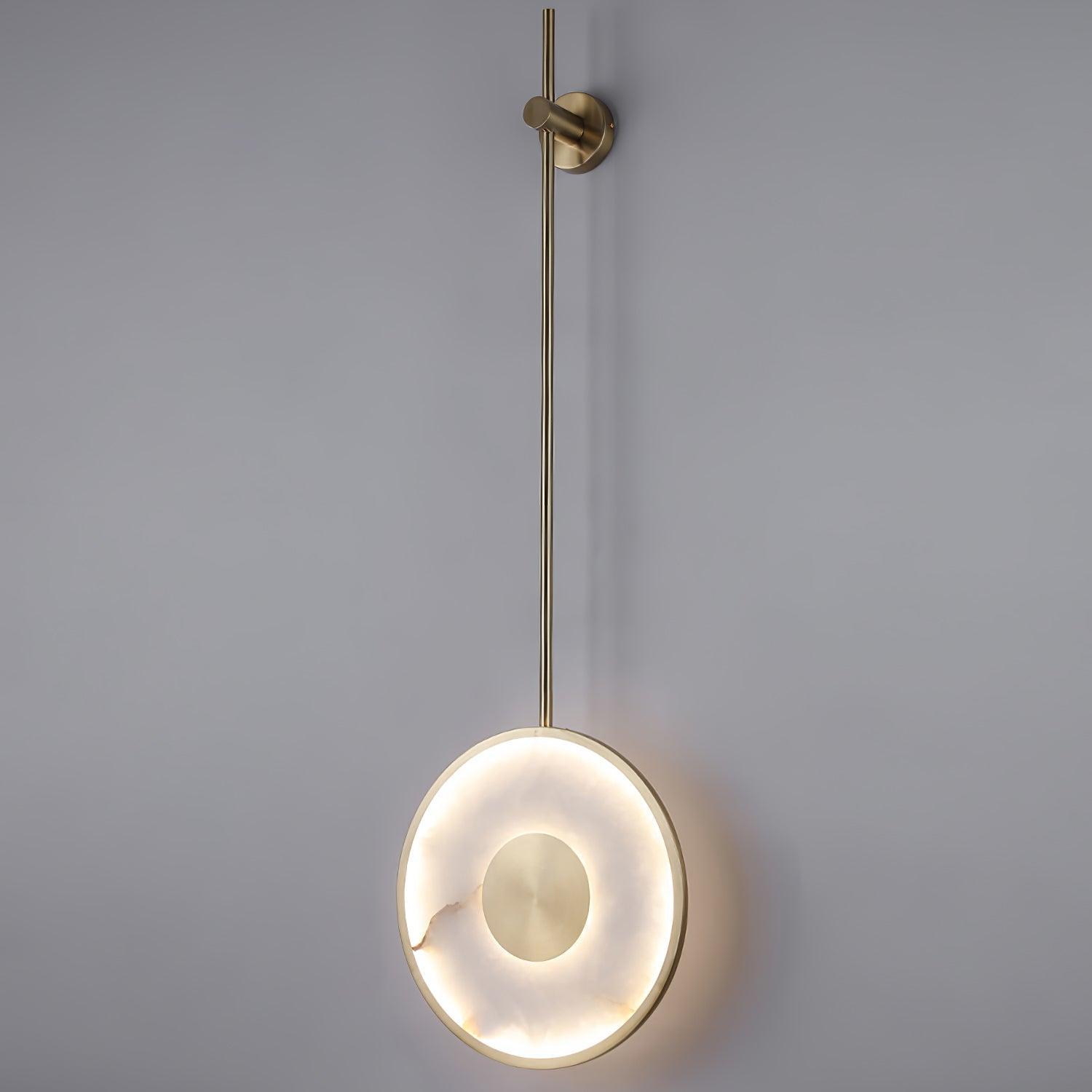 Vevelila Minimalist Alabaster Pendant Light - Neutral Decor