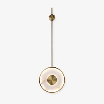 Vevelila Minimalist Alabaster Pendant Light - Neutral Decor