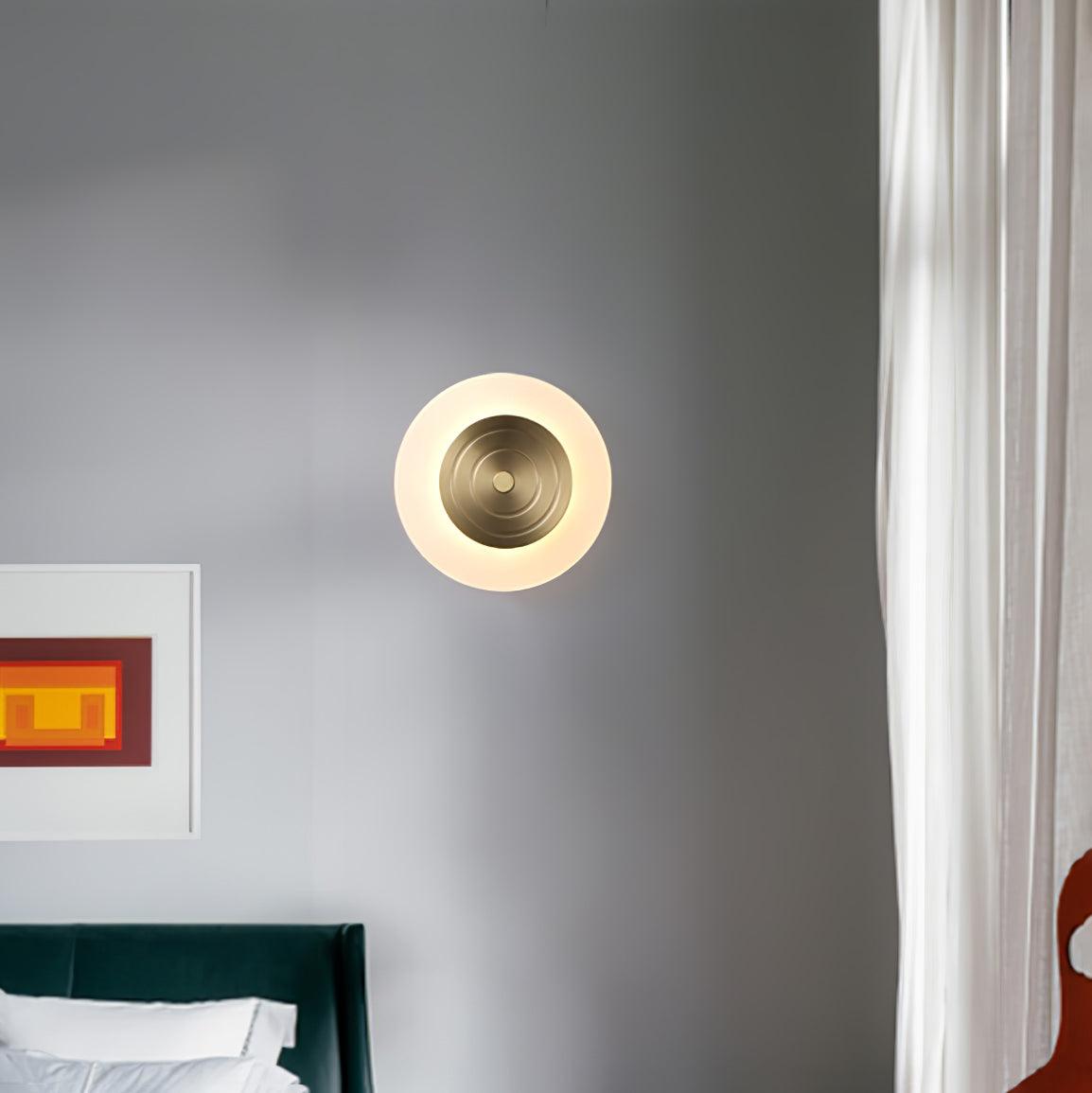 Pyrron Round Moon Wall Lamp