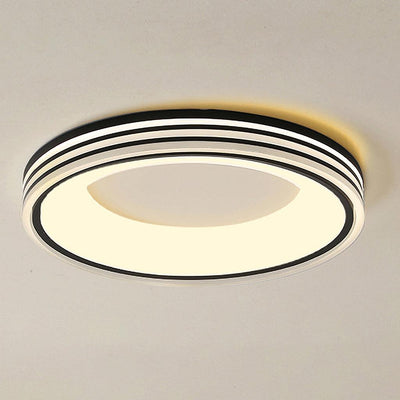 Liroxen Ceiling Lamp Round Recessed Minimalist Warm