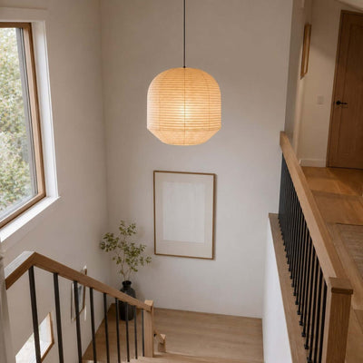 Rounded Paper Pendant Lamp
