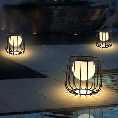 Calenian Cage Solar Outdoor Lamp